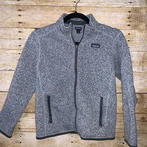 Patagonia kids better sweater jacket zip up size M